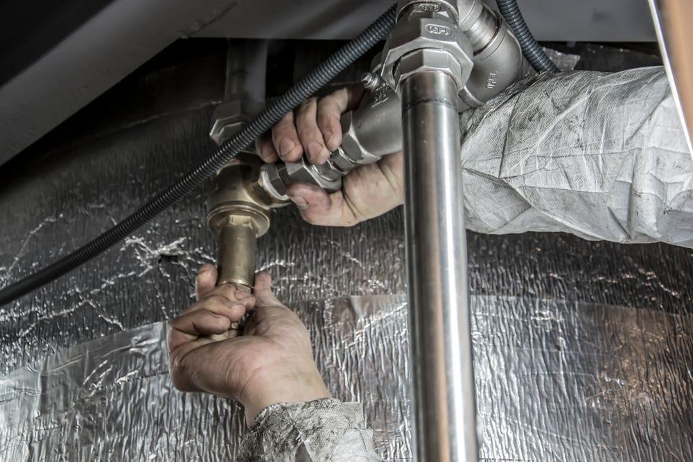 Hydro-jetting a commercial drain line
