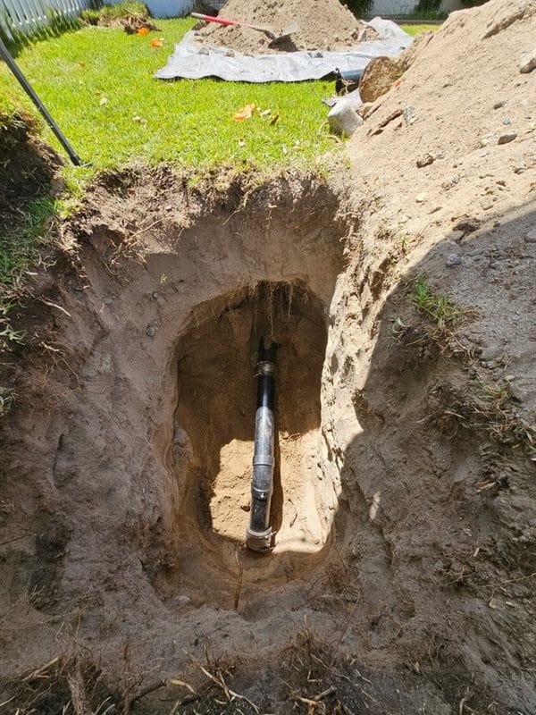 Underground pipe repair, Cast iron & ABS waste lines