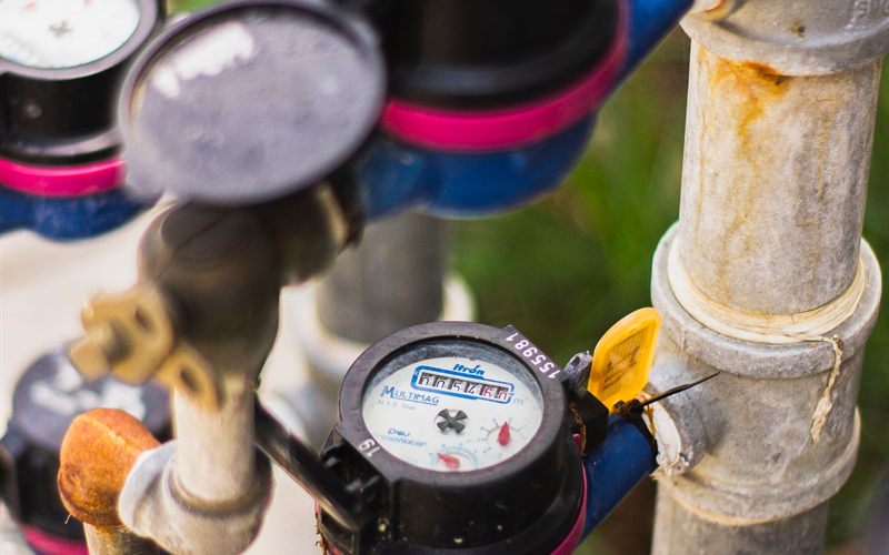 Water meters and backflow assemblies certified for a Sacramento commercial property