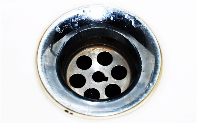Commercial kitchen floor drain cleared during a Sacramento drain service call